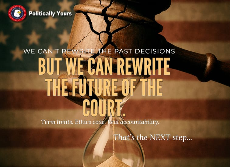 We can’t rewrite the past decisions — but we can rewrite the future of the Court. BLOG