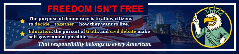 Politically Yours - Freedom Isn't Free